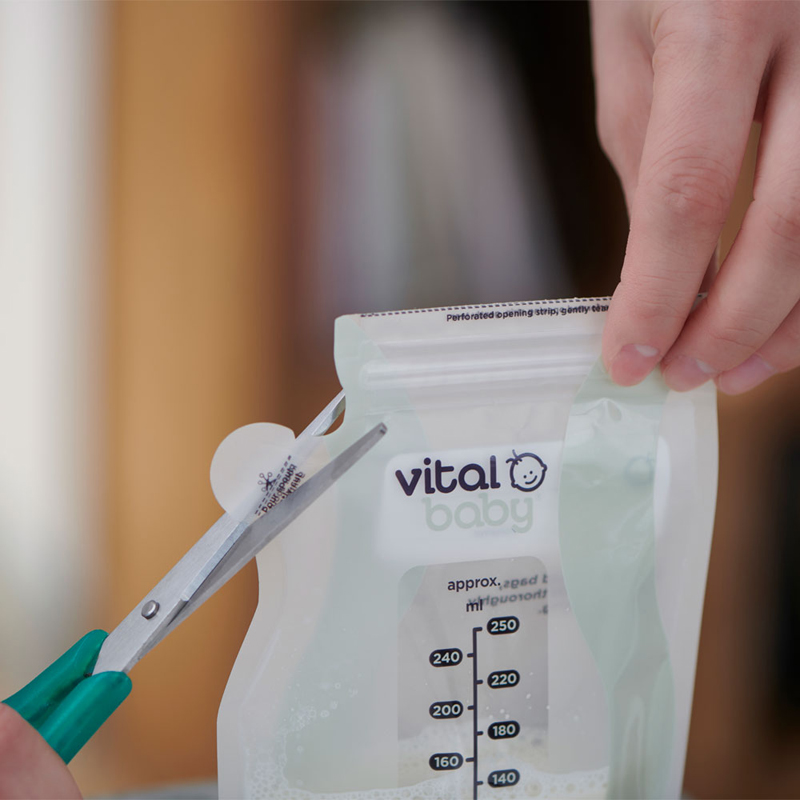 Vital Baby - Geymslupokar fyrir mjólk, 30 stk - Image 6