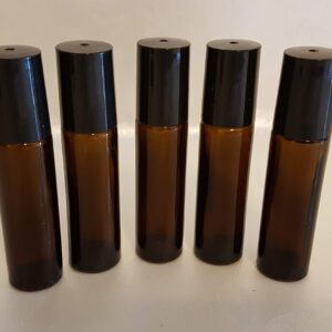 10ml. rúlluflöskur með stálkúlu (5 í pakka)