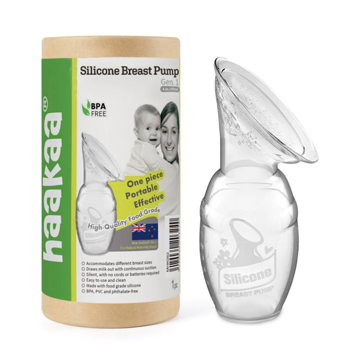 Haakaa GEN 1. - brjóstapumpa og mjólkursafnari 100 ml.