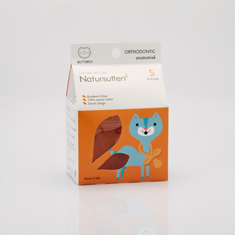 Natursutten - Snuð, gómlaga, fiðrilda form - Image 3